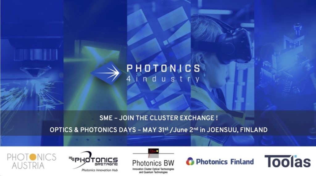 Cluster Exchange Photonics4industry Optics and photonics days 2023